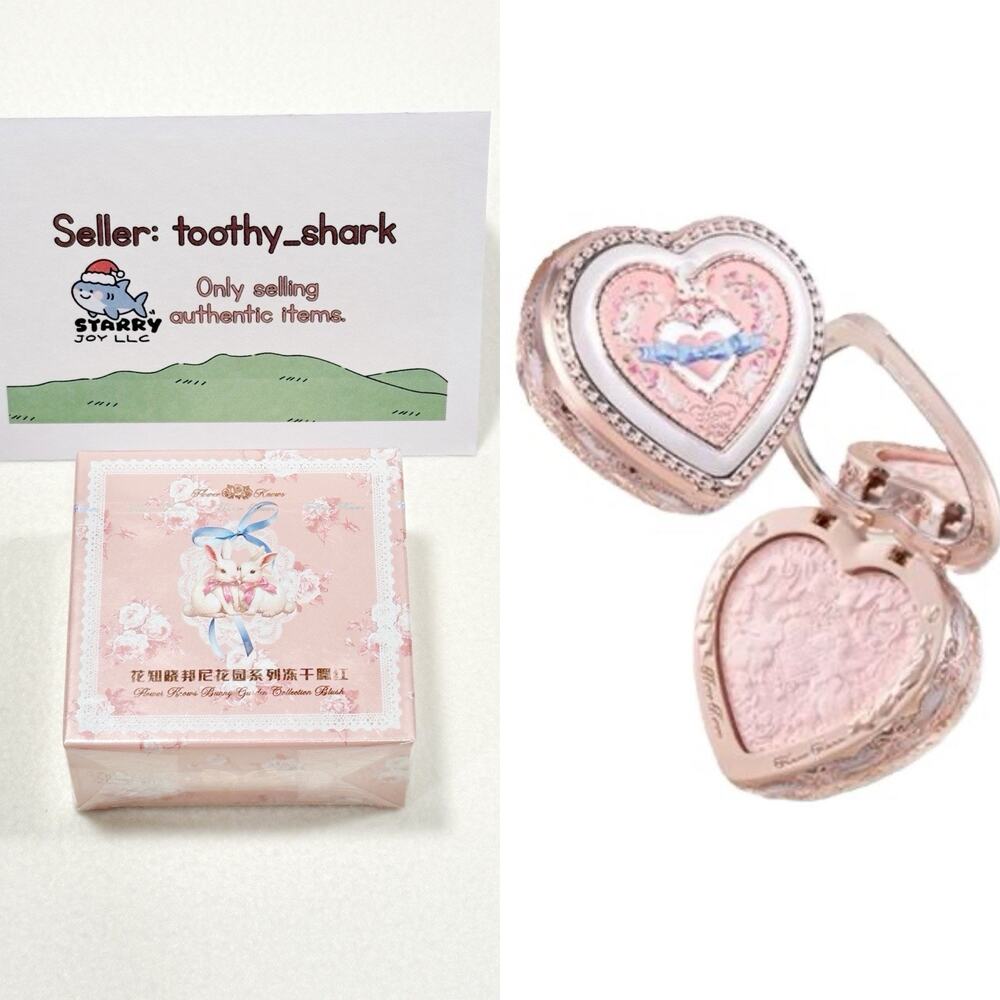 Flower Knows Bunny Garden Blush - Shade 01 Plush Bunny - Brand New